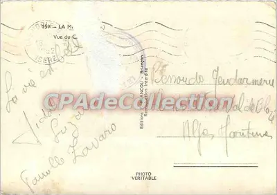 Alps — View of the Briançon Pass — Editions Brancou — Back