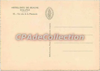 Hôtel-Dieu w Beaune — Kąt apteki — Hôtel-Dieu w Beaune — Rewers