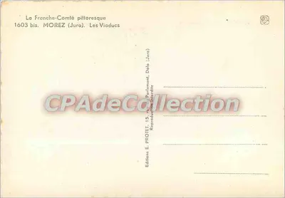 Los Viaductos — Morez (Jura) — Ediciones E. PROTET — Reverso