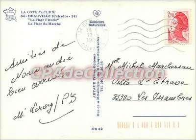 La Playa Florida — Deauville (Calvados) — ARTAUD Frères-Éditeurs — Reverso