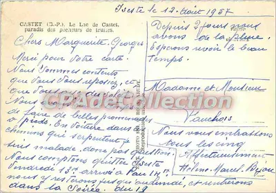 कास्टेट के झील — ट्राउट के शिकार के लिए आस्थान — फोटो सी. रू — पीछे