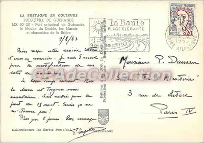 Presqu'île di Guérande — Mulino del Diavolo, salinie, castello, mulino a vento — Edizioni del JOS Le Duce — Verso