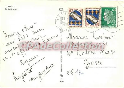 利雪 — 圣母大教堂 — 出版商SCINTEX，编号936 — 背面