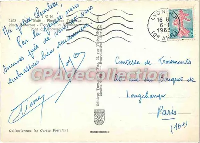 Lyon — Souvenirs de Lyon — Éditions IRIS — Verso