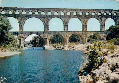 Ponte du Gard — Aqueduto Romano — Rella