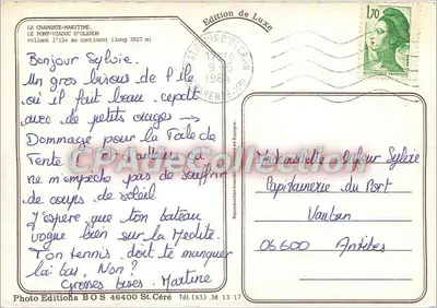 O Ponte-Viaduto de Oléron — A Charente-Maritime — Edição de Luxo — Verso