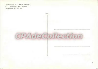 Katedra w AUTUN — Sen Mędrców — Kapitel (XII w.) — Rewers