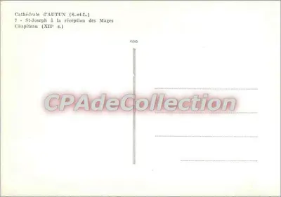 Katedra w AUTUN (S.-et-L.) — Święty Józef przy odbiorze Mędrców — Kapitel (XII w.) — Rewers