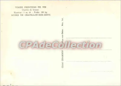Krucze brązowe — Grobowiec książęcy w Vix — Muzeum w Chatillon-sur-Seine — Rewers
