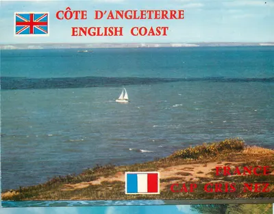 Cabo Gris Nez — França / Costa da Inglaterra — Inglaterra — Editor ARTAUD Frères, Nantes, n° de série XR 159