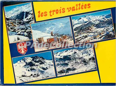 Les trois vallées — panorama des stations de Meribel, Les Menuires, Courchevel et Val Thorens — éditeur Cimérome