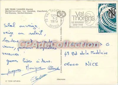 Les trois vallées — panorama des stations de Meribel, Les Menuires, Courchevel et Val Thorens — éditeur Cimérome — Rewers