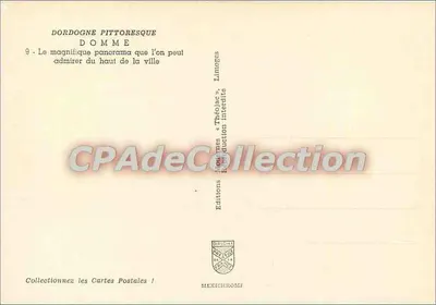 Dommé — Magnificent Panorama That Can Be Admired from the Top of the Town — Editions Menichrome — Back