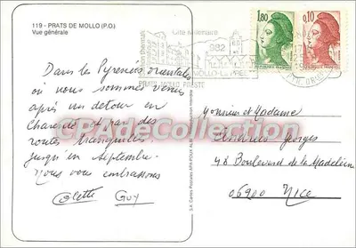 Prats-de-Mollo — Vista geral — S.A. Cartas Postais APA-POUX ALBI — Verso