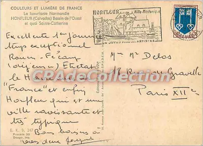 Honfleur — Píer do Oeste — Edições Jean-Jaume — Verso