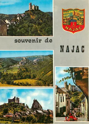 Najac — Castelo e igreja — Edições LTO