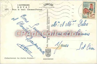 Aerial view of Clermont-Ferrand — publisher IRIS — Back
