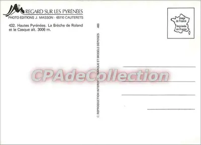 Brèche de Roland — Altas Pirineos — Photo-Éditions J. Masson — Reverso