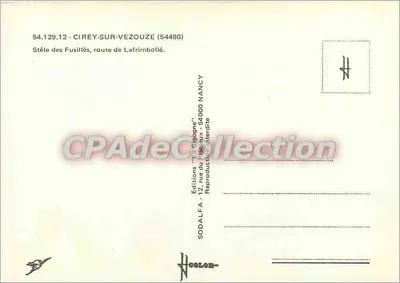 Stèle dos Fuzilados Alemães — Courpays-les-Charles — Editor W. Ticoigne — Verso