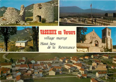 VASSIEUX en Vercors — village martyr, Haut lieu de la Résistance — Éd. J. Cellard