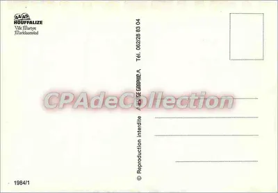 Houffalize - A cidade de madeira — (Do nosso correspondente especial) — AAAS, 1984/1 — Verso