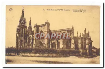 Notre-Dame de L'Épine (Marne) — Conjunto e Ábside