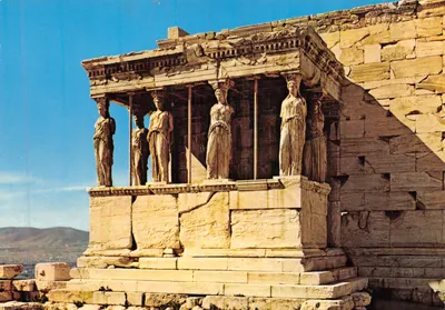 Atenas — As Cariátides (Propyléas do Partenon) — Krüger 985/12