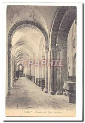 Lessay — Interno della Chiesa, Fianco Sinistro — ND Phoi