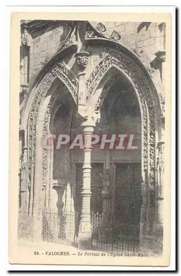 Valognes — O Portal da Igreja de Saint-Malo — n°24