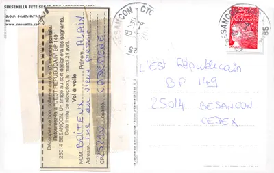 Sinsé celebra seus 10 anos — Sinsemilìa / Besançon — editor S.O.P. e V2 — Verso