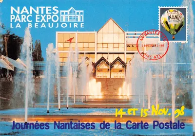 Nantes - Parc Expo La Beaujoire — Feira Internacional, Jornadas Nantais da Carta Postal, editada por CARTOPHILES DU PAYS NANTAIS