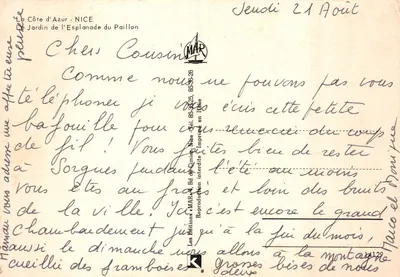 Nice — Jardin de l'Esplanade du Paillon — Éditions MAR — Rewers
