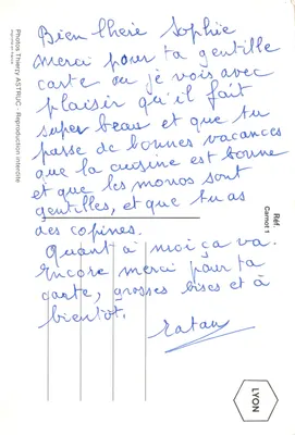 LYON. Plac Carnot i wejście na ulicę Victor Hugo — wydawca Thiery ASTRUC, Ref. Carnot 1 — Rewers