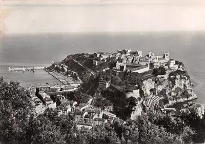 Vista geral sobre o Rocher — Principado de Mônaco — Edição Palais de Mônaco n°7135