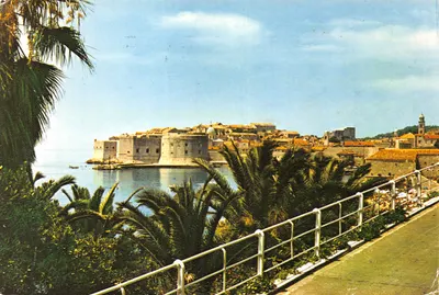 Dubrovnik — vista da cidade e do porto — Foto-Tehnika, Zagreb