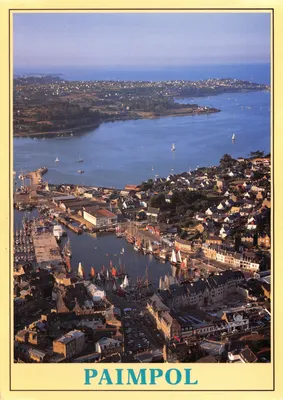 Paimpol — vista aérea do porto e da baía — Éditions d'Art Jack