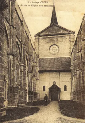 Abadia de ACEY — Parte da Igreja não restaurada — Edições As de Cœur