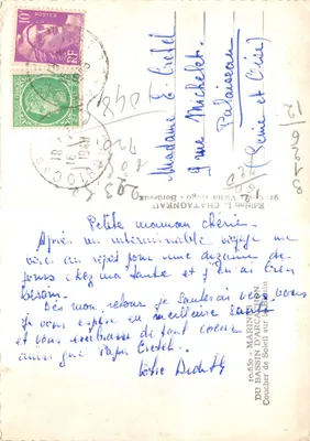 Pôr do sol sobre o Bassin d'Arcachon — Editor L. Chatagnau — Verso