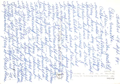 O Bastião - Os Muros, Antibes — Edições de Arte MONTEIL, n° 787 — Verso