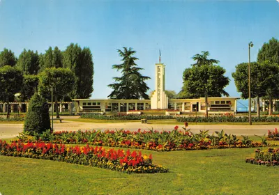 La Page Daix — entrada do parque de Aix-les-Bains — editor: reprodução proibida - Made in France