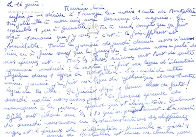 Montpellier — widok panoramiczny z placem Komedii i fontanną — wydawca 'Les éditions de l'École de Montpellier' — Rewers