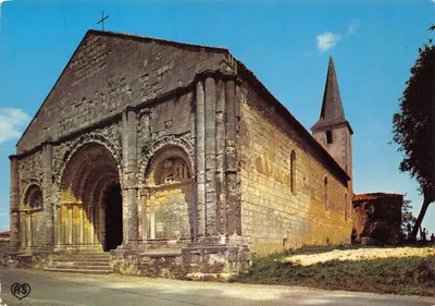 Igreja de São Martiral — fachada romana — Editor AS, série 12 - Chalais (Charente)