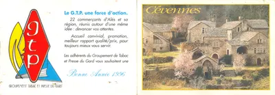 Cévennes — aldeia de pedra com cerejeiras em flor — GROUPEMENT TABAC ET PRESSE DU GARD