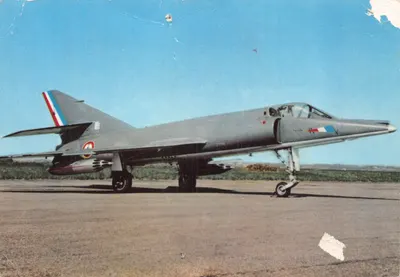 Avião de combate Dassault ÉTENDARD IV M — Monoplace de combate Aéronautique Navale — Impresso na Bélgica