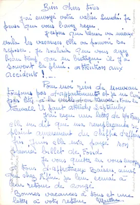 Mulher em traje tradicional — cena campestre — Éditions GAL 'Carpetras' n° 5000 — Verso