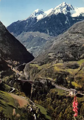 Ponte Napoléon — vista panorâmica do col de Luchon a Gavarnie — Edições Modernas « Théodéac »