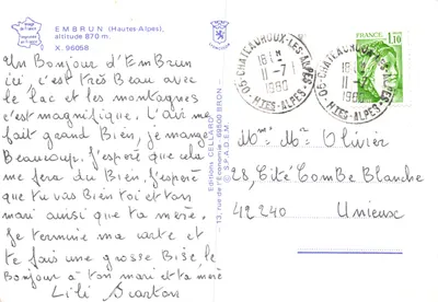 Embrun — la Nice de las Alpes — Editions Cellaard — Reverso