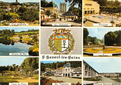 Saint-Honoré-les-Bains — vue générale et sites touristiques — Éditions de Saint-Honoré-les-Bains