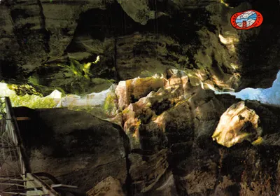 Gorges do Fier — vista interna de uma galeria — editor Gorges do Fier