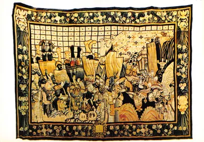 Saint-Antoine (38) — Tapeçaria de Aubusson representando a explicação dos sonhos ao Faraó — Imprimeur Combier